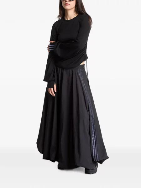 Decora lung top Y-3 negru