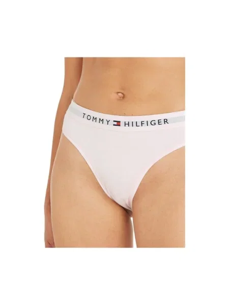Tommy Hilfiger Stringové nohavičky Ružová biela