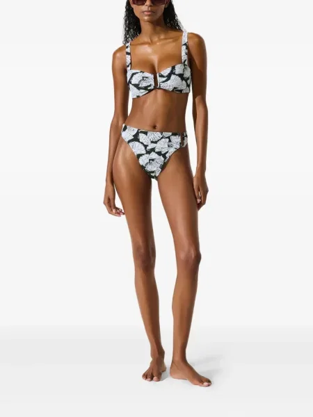 Bikini Karl Lagerfeld cu imagine negru