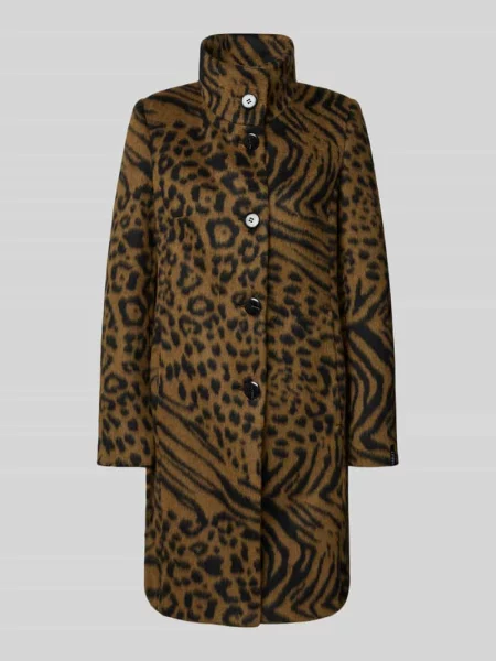 Płaszcz ze stójką model ‘FLORA’ Milo Coats czarny