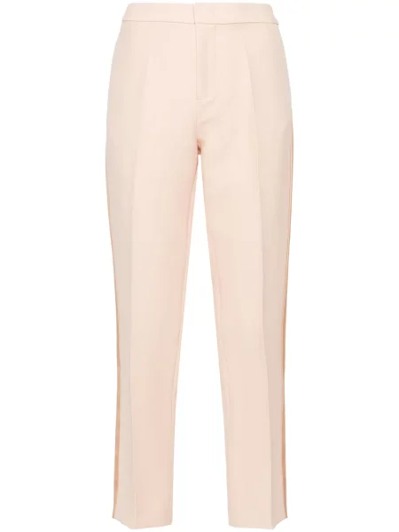 Pantaloni Fabiana Filippi de lână roz