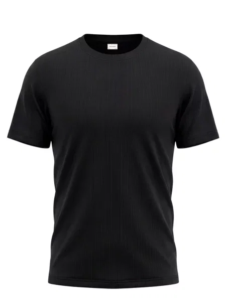 Antargo Tričko Waffle T-Shirt' černá