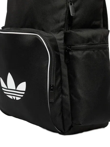 Top Adidas cu dungi din jerseu cu imagine gri