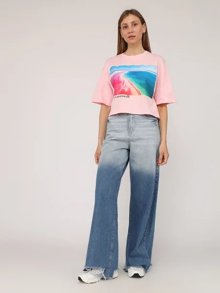 Футболка Yuki розовая