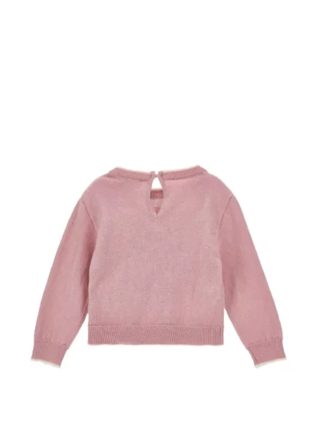 Sweter dziecięcy Monnalisa różowy