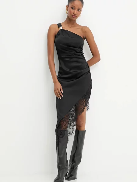 Answear.LAB rochie midi mulata negru