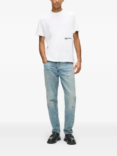 Blugi Karl Lagerfeld Jeans albastru