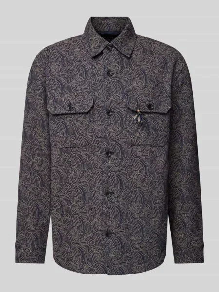 Koszula- kurtka o kroju regular fit z dodatkiem wełny Scotch & Soda