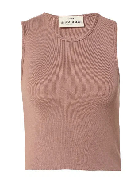 A LOT LESS Top Jule deschis maro
