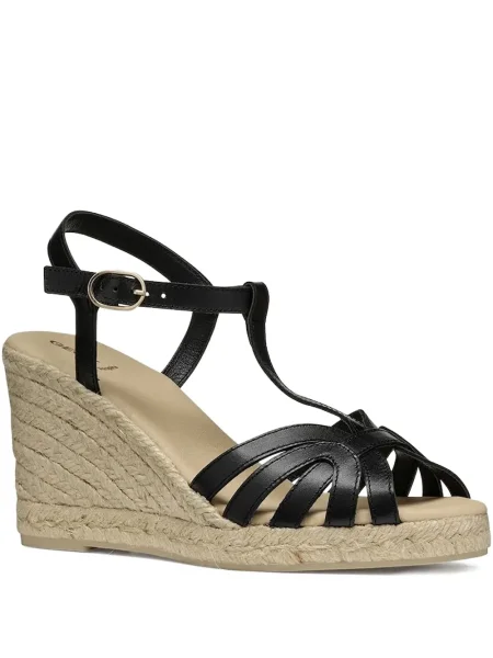 Espadrile Geox cu pană negru