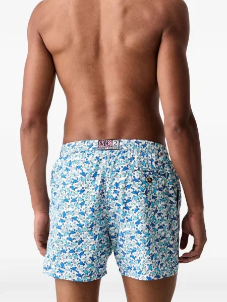 Slip de baie Mc2 Saint Barth cu imagine cu cordon alb