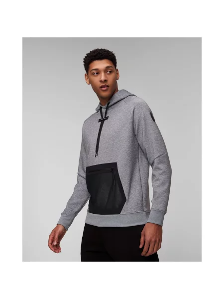 Pánska mikina On Running Hoodie grey čierna