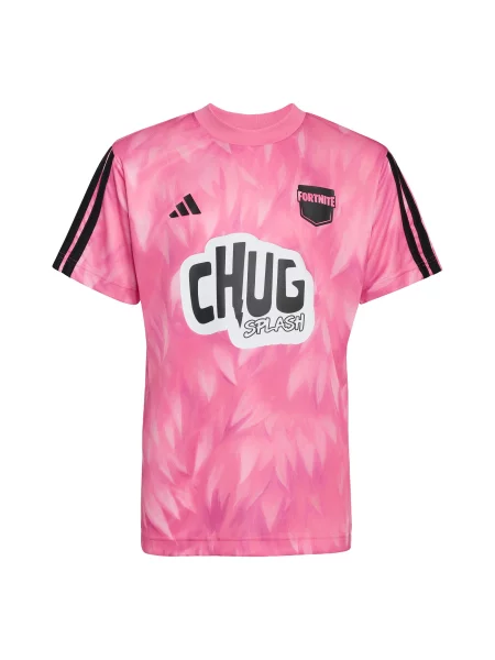 ADIDAS SPORTSWEAR Tehnička sportska majica Adidas x Fortnite Cuddle Team Leader malina / crna bijela