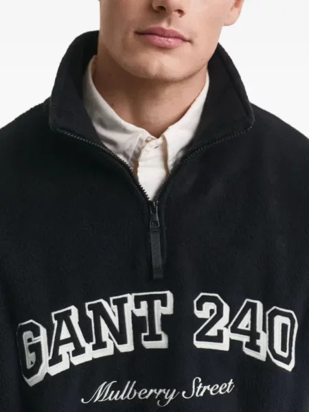 Hanorac Gant 240 Mulberry Street streetstyle negru