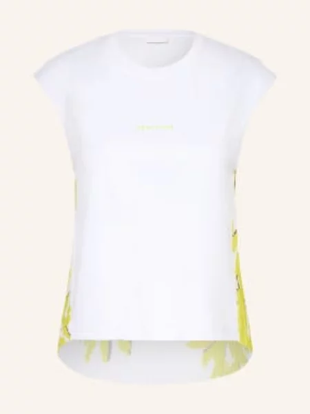 Sportalm Koszulka Z Mieszanki Materiałów weiss biała