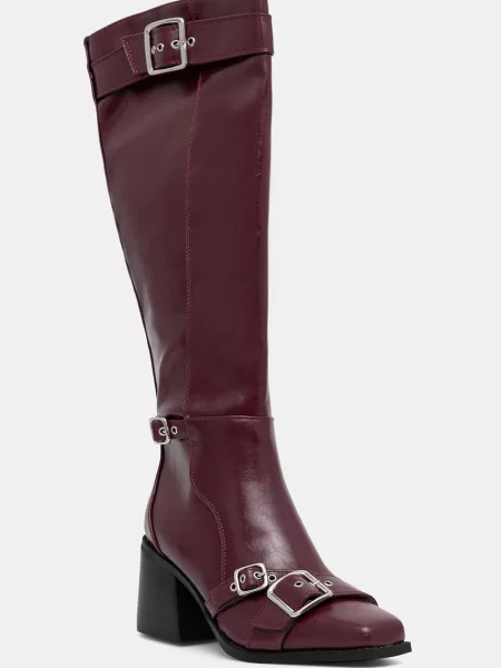 Kozačky Steve Madden Z-Town na vínová