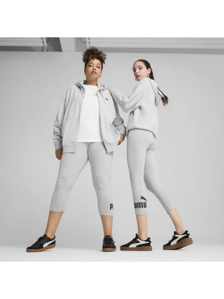 Legginsy z małym logo No. 1 ESS PUMA szare