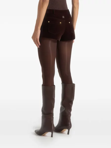 Pantaloni scurți Manière De Voir de catifea maro