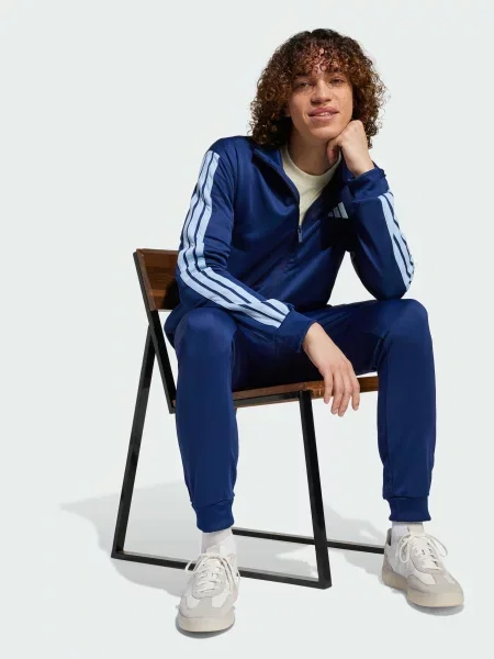 Спортивний костюм adidas 3 Stripes синій