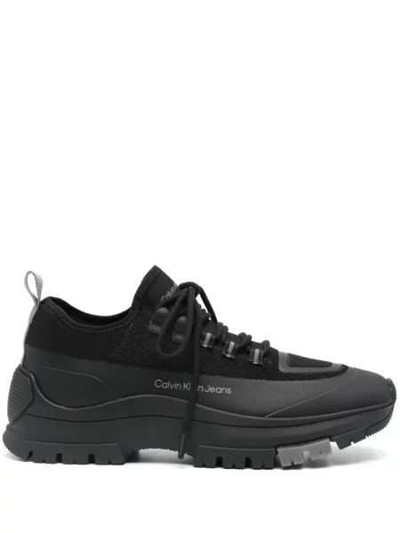 Sneakerși Calvin Klein Jeans chunky negru