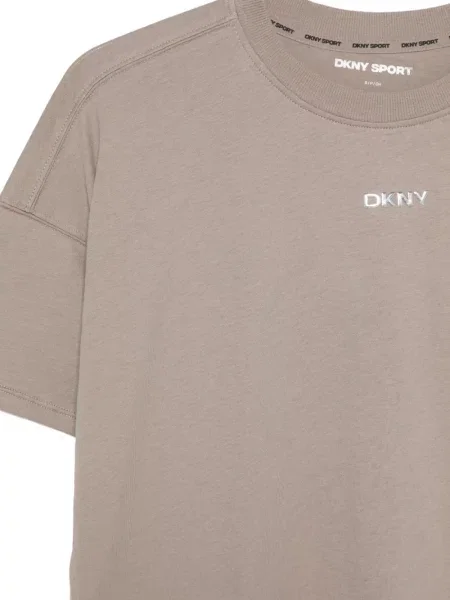Tricou Dkny cu imagine verde