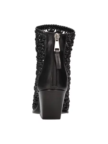 Buty do kostki Elena Iachi skórzane czarne