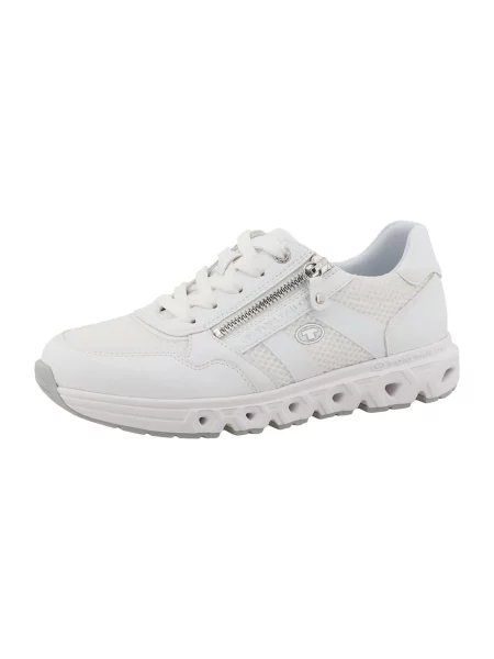 Sneakerși Tom Tailor alb