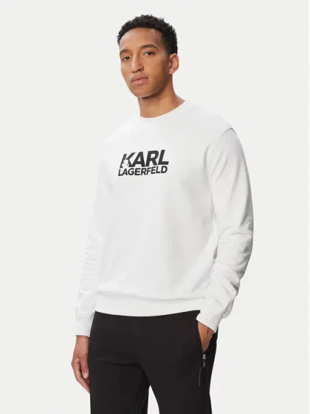 Karl Lagerfeld Mikina čierna biela