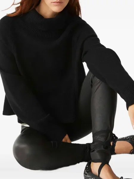 Leggings Ba&sh din piele negru