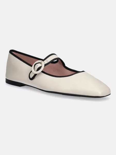 Kožne balerinke Pretty Ballerinas Camille bež