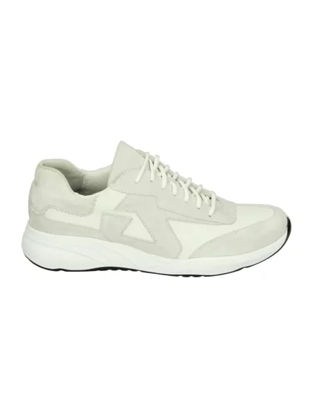 Sneakersy Durea zamszowe białe