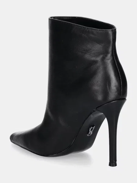 Kožené kotníkové boty Steve Madden Sentinel na černá