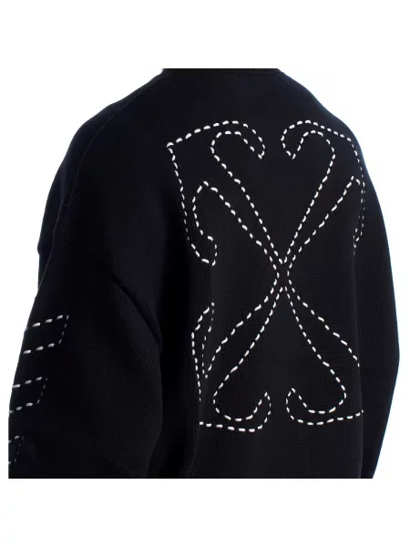 Pulover Off-white alb