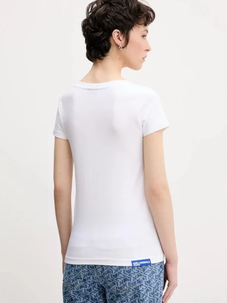 Футболка Karl Lagerfeld Jeans белая