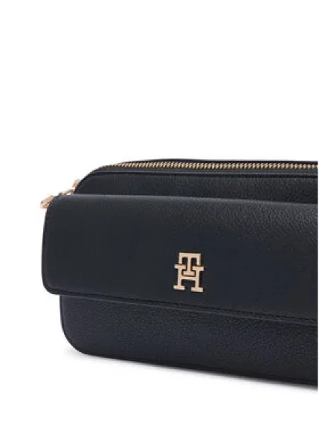TOMMY HILFIGER Rankinė su ilgu dirželiu juoda