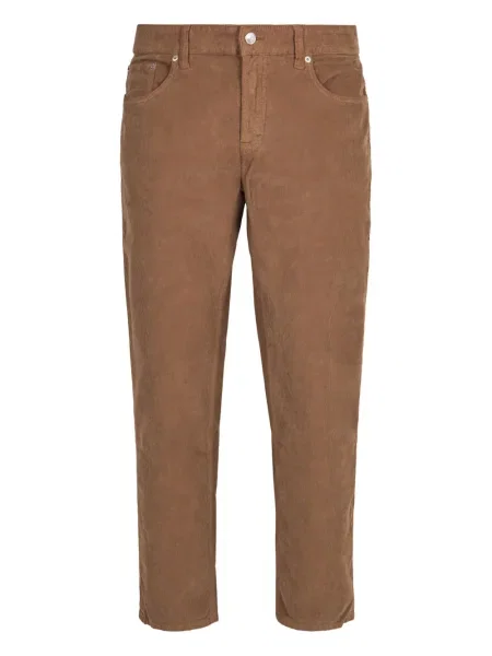 Pantaloni Department 5 de catifea cord maro
