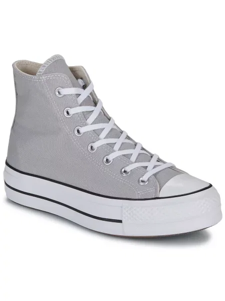 Superge Converse Chuck Taylor All Star s platformo siva