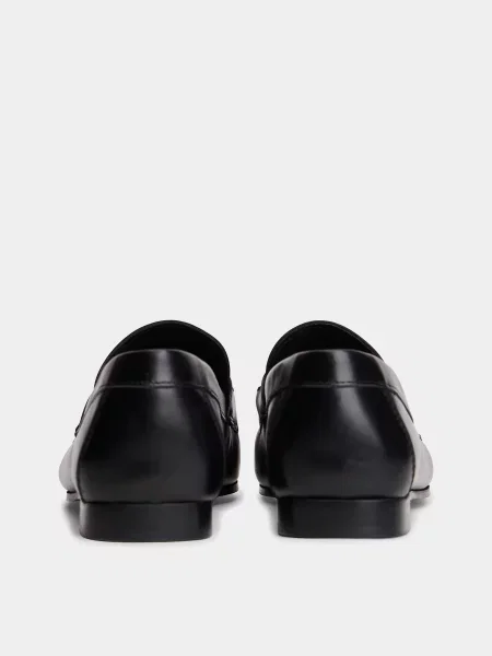 Кожаное ожерелье Tommy Hilfiger черное