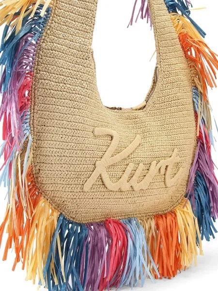 Сумка хобо Kurt Geiger London с бахромой