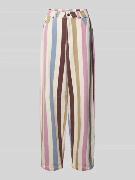 Jeansy z szerokimi nogawkami i 5 Jake*s Casual białe