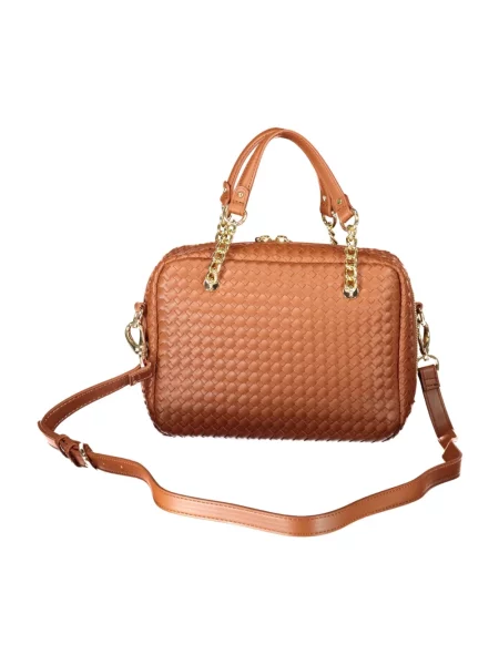 Torebka crossbody Valentino Bags skórzana brązowa