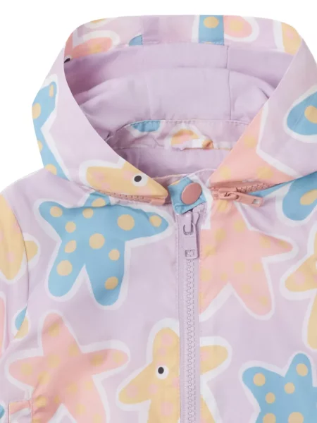 Kurtka dziecięca Stella Mccartney fioletowa