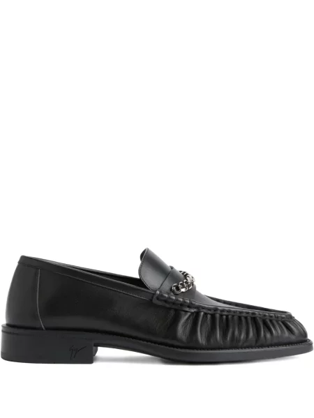 Pantofi loafer Giuseppe Zanotti din piele negru