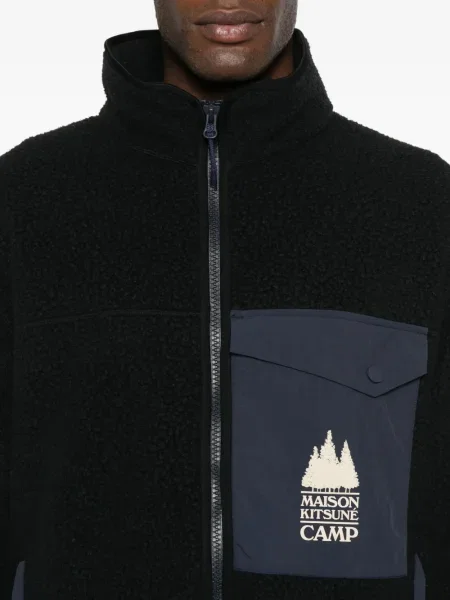 Geacă Maison Kitsune negru