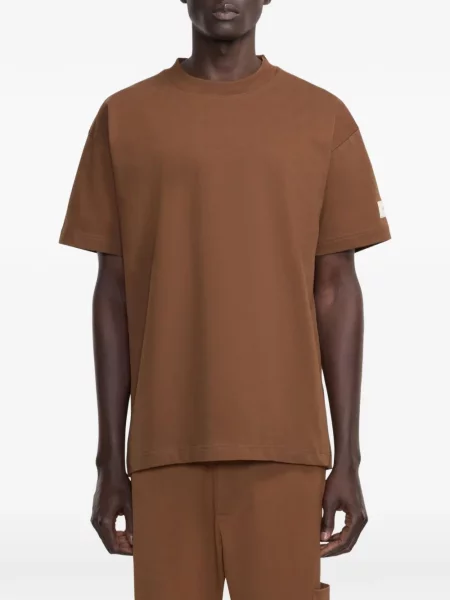 Tricou Flâneur cu autograf maro