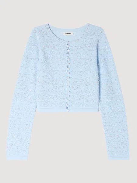 Кардиган Sandro синій