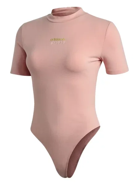 Pruhované krajkové pruhované tričko Adidas s vázáním šedé