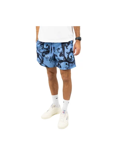 Szorty jeansowe Versace Jeans Couture niebieskie