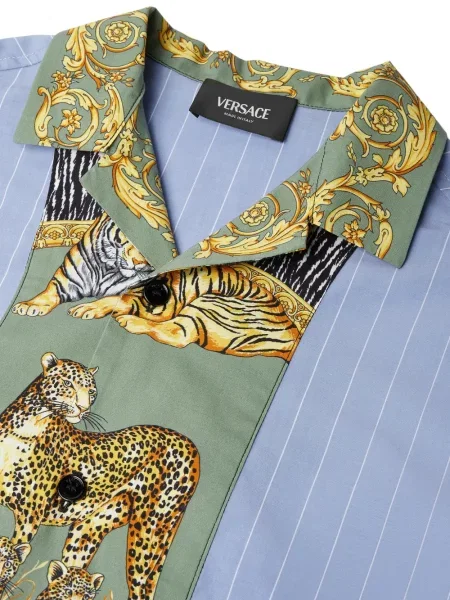 Koszula dziecięca Versace niebieska