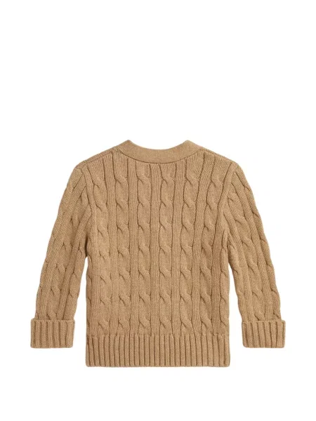 Kardigan dziecięcy Polo Ralph Lauren brązowy